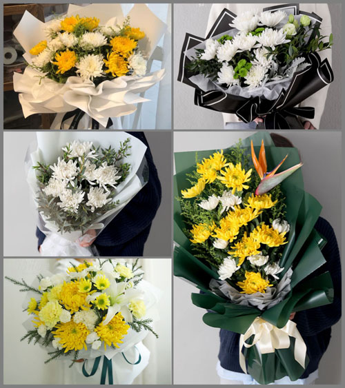 安徽安庆市宿松县程岭乡白事花束代送